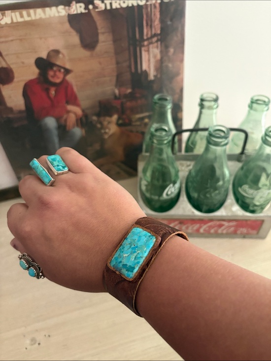 Silver creek leather co Jewelry - Mohave Turquoise Bracelet